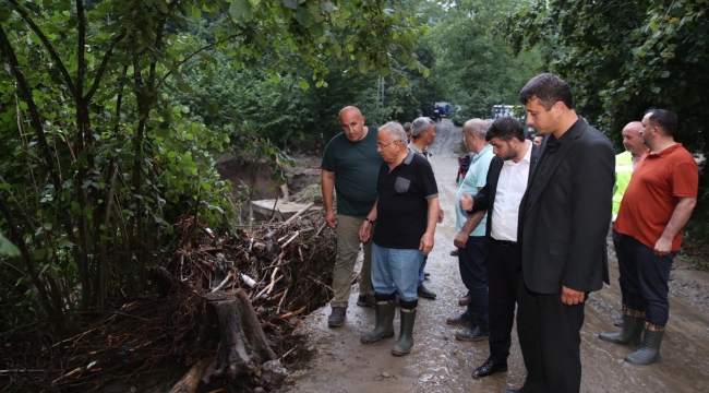 BAŞKAN GÜLER AFET BÖLGESİNDE