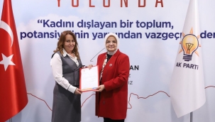 AK PARTİ KADIN KOLLARI İL BAŞKANLIĞI ŞENİZ EYİGÜN'E EMANET