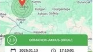 Akkuş'ta Deprem!